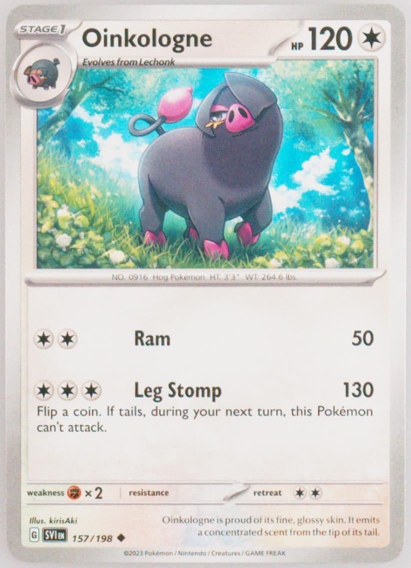 Oinkologne (157) 2023 Pokemon Svi EN-Scarlet & Violet