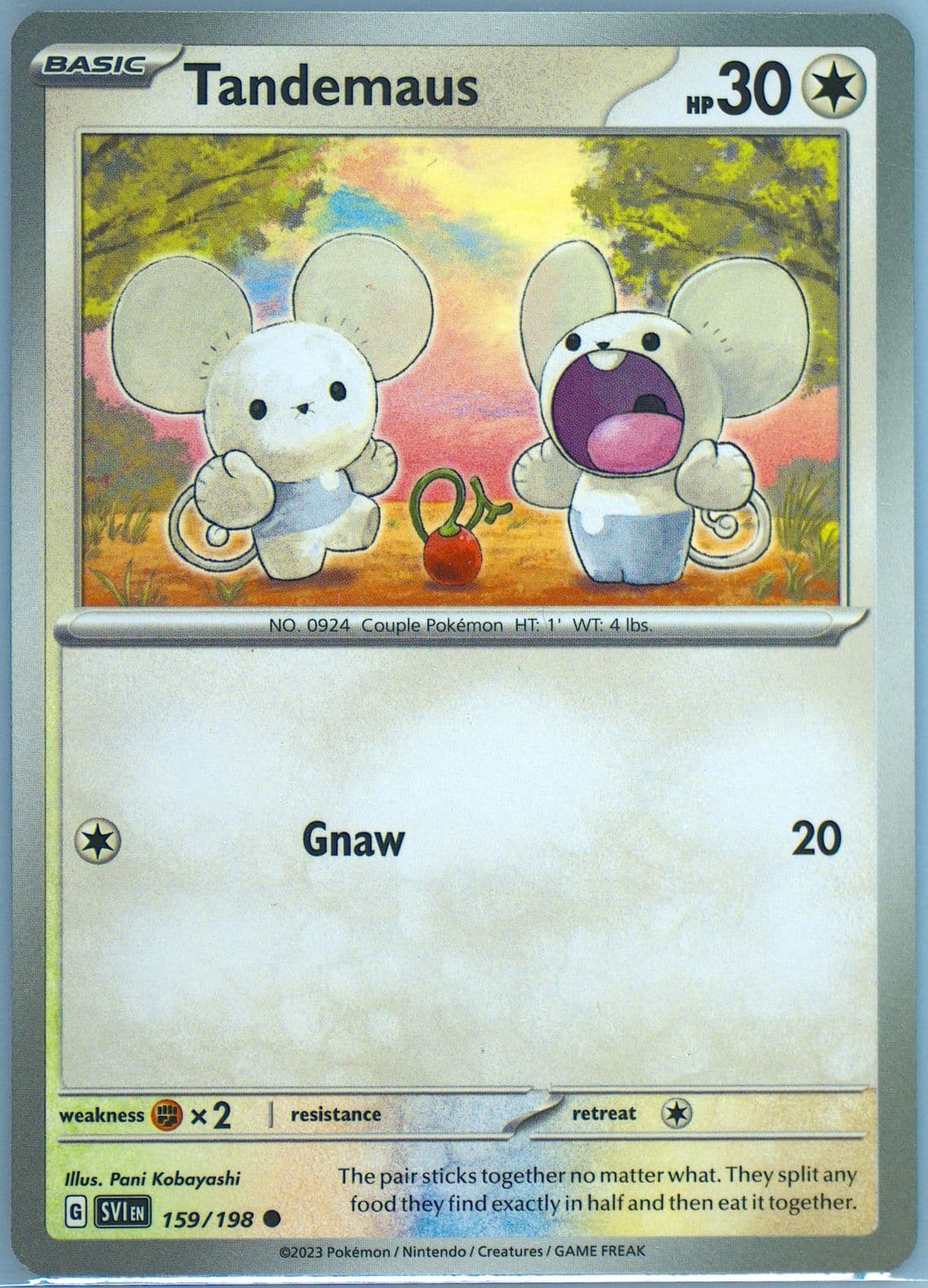 Tandemaus (159) 2023 Pokemon Svi EN-Scarlet & Violet