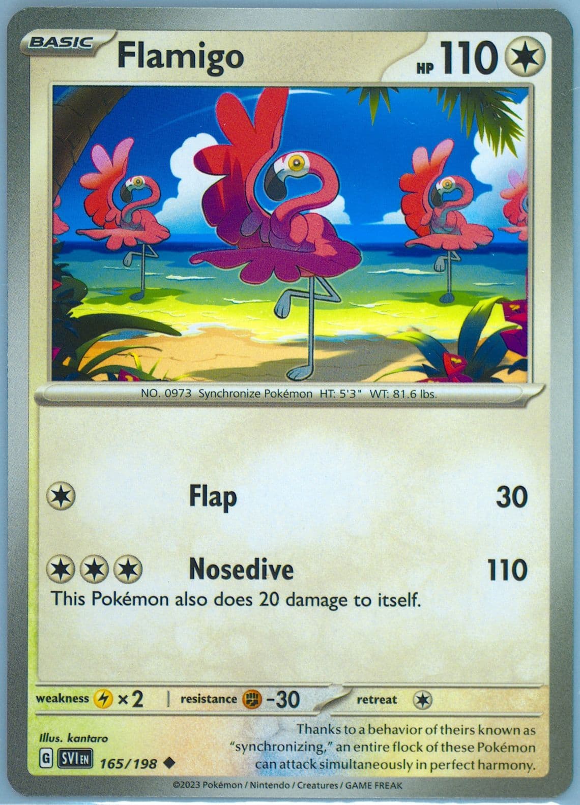 Flamigo (165) 2023 Pokemon Svi EN-Scarlet & Violet