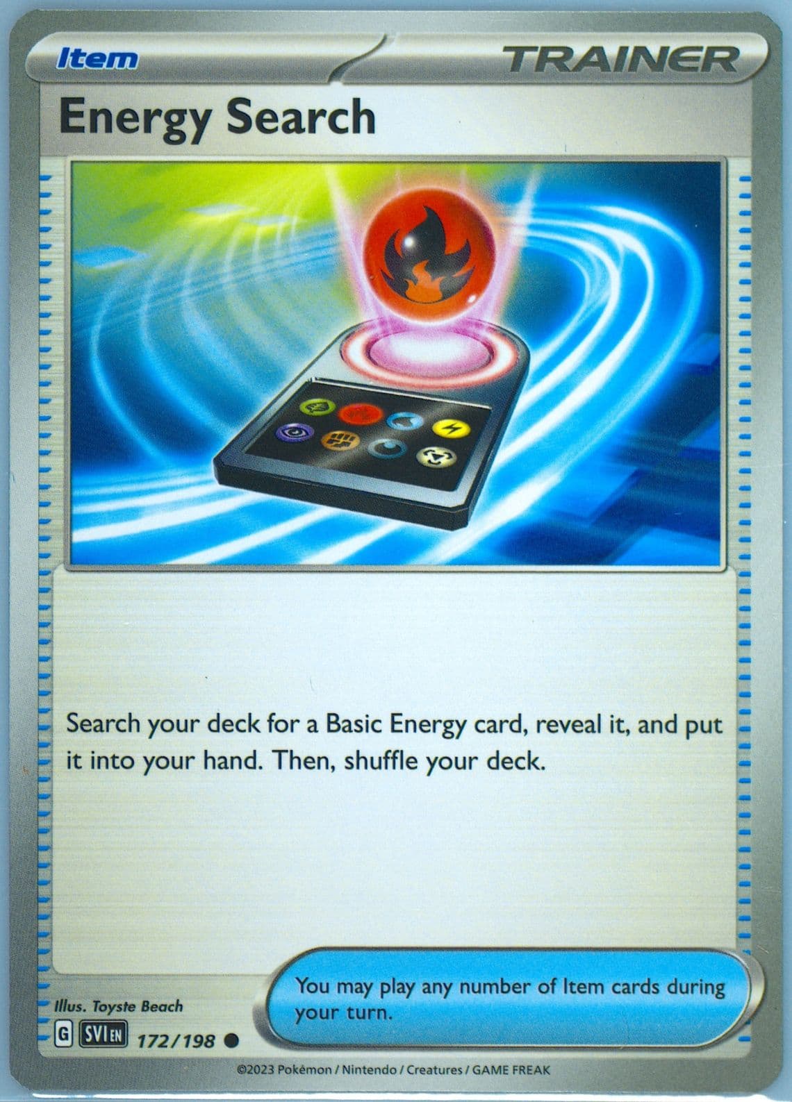Energy Search (172) 2023 Pokemon Svi EN-Scarlet & Violet
