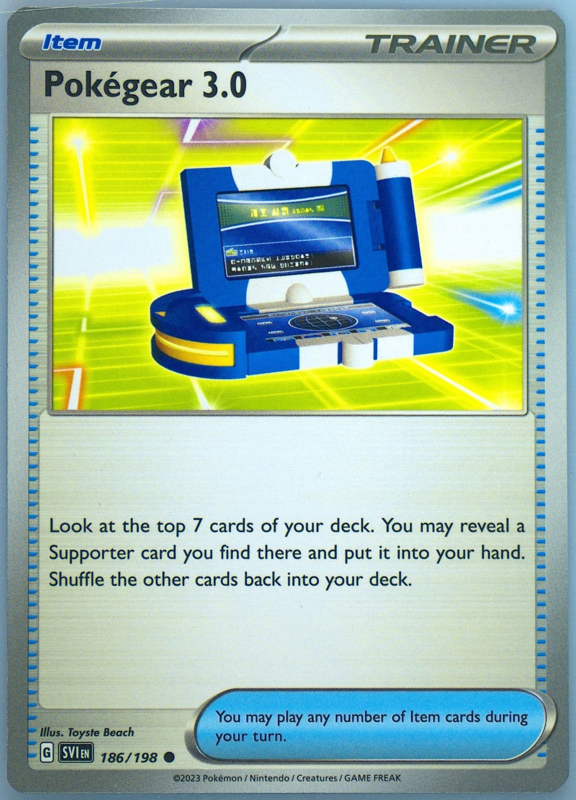 Pokégear 3.0 (186) 2023 Pokemon Svi EN-Scarlet & Violet