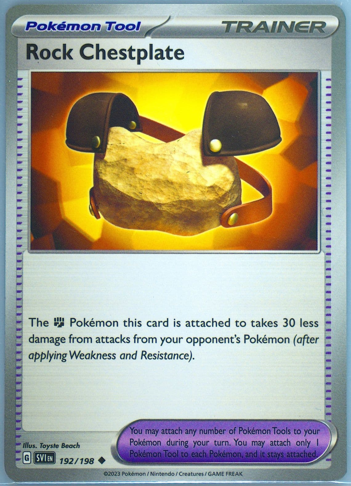 Rock Chestplate (192) 2023 Pokemon Svi EN-Scarlet & Violet