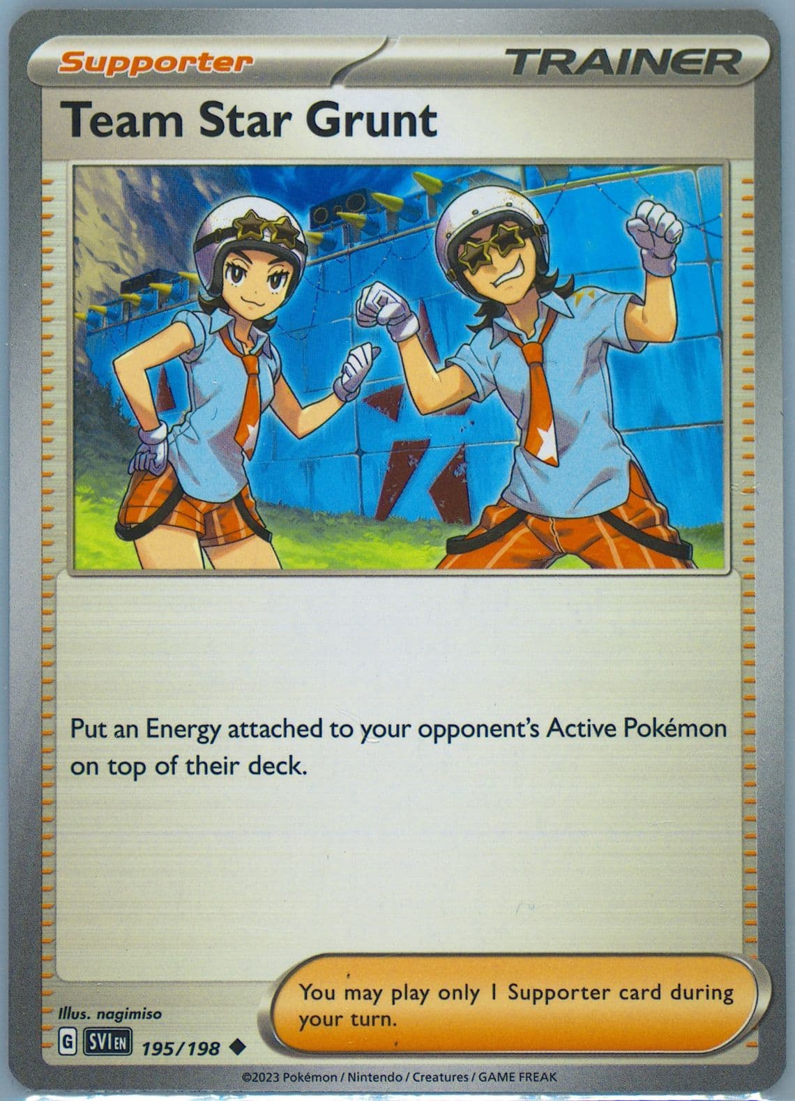 Team Star Grunt (195) 2023 Pokemon Svi EN-Scarlet & Violet