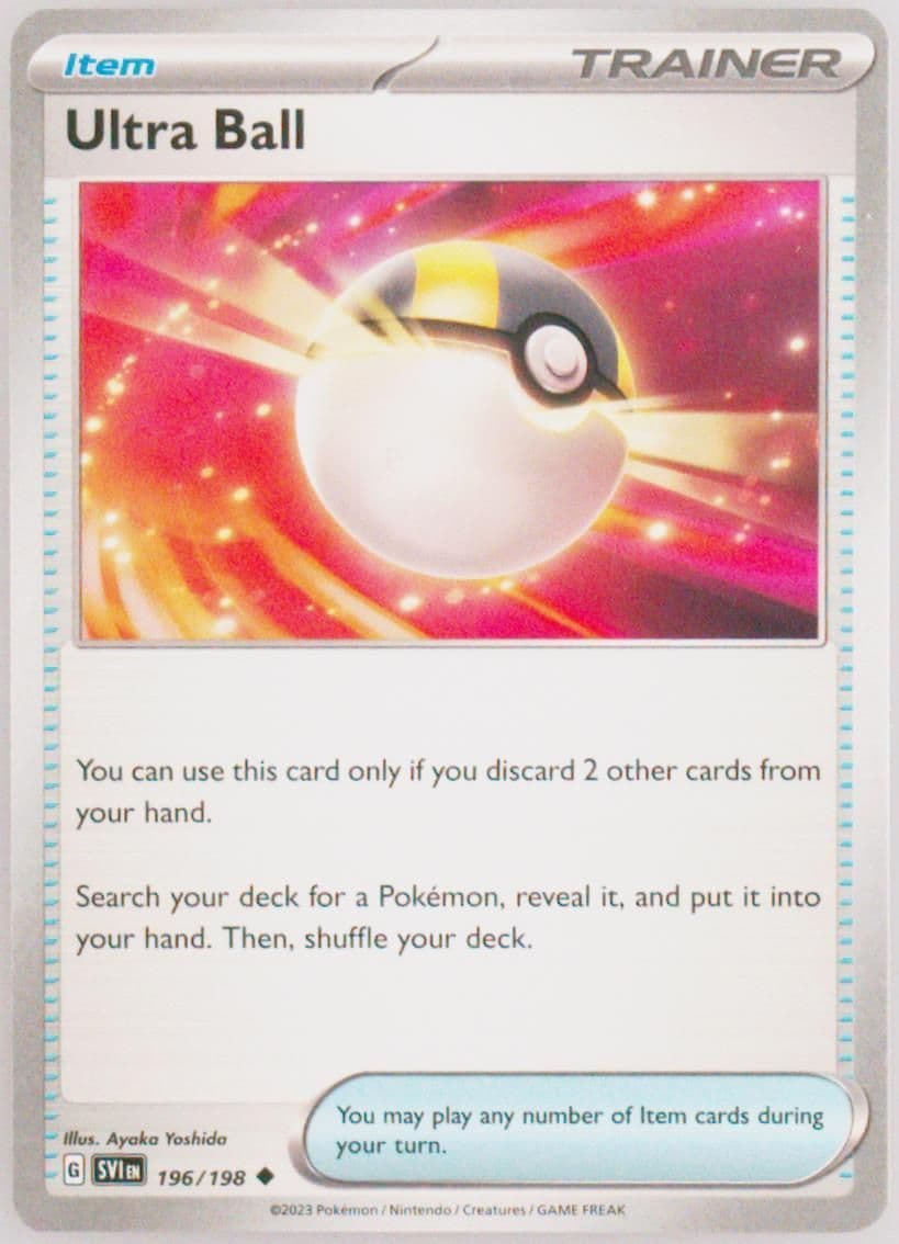 Ultra Ball (196) 2023 Pokemon Svi EN-Scarlet & Violet