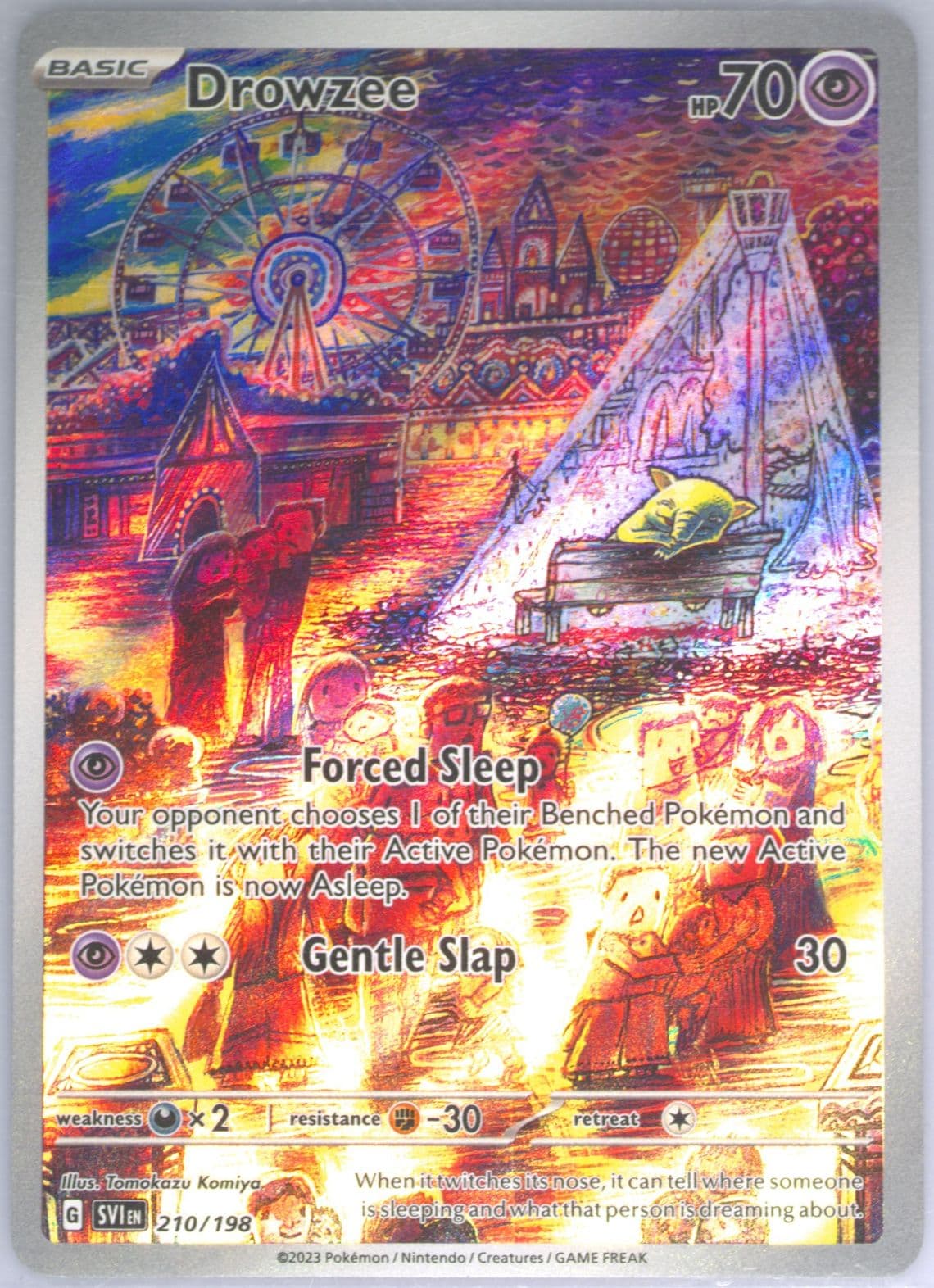 Drowzee Illustration Rare (210) 2023 Pokemon Svi EN-Scarlet & Violet