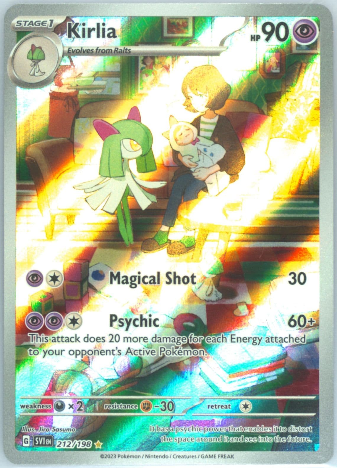 Kirlia Illustration Rare (212) 2023 Pokemon Svi EN-Scarlet & Violet
