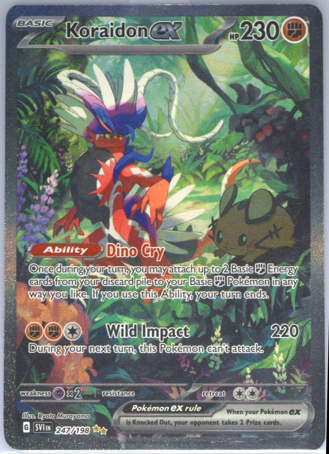 Koraidon EX Special Illustration Rare (247) 2023 Pokemon Svi EN-Scarlet & Violet