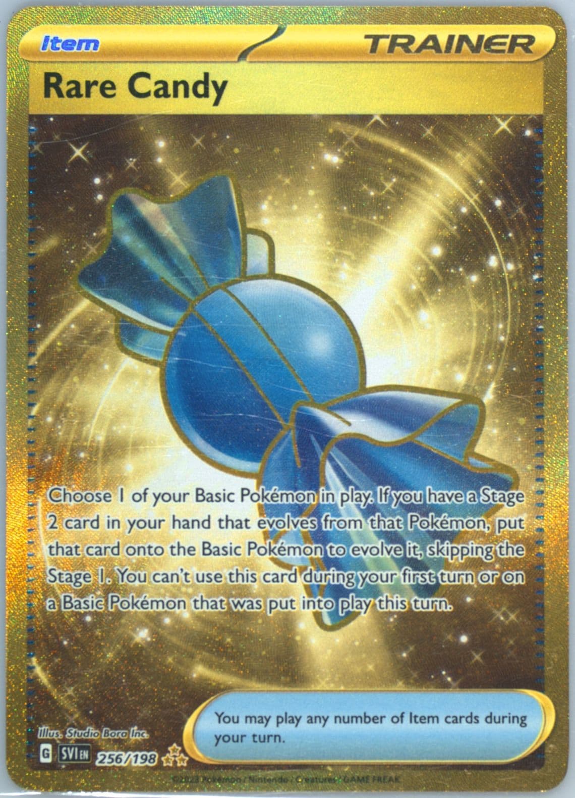 Rare Candy Hyper Rare (256) 2023 Pokemon Svi EN-Scarlet & Violet