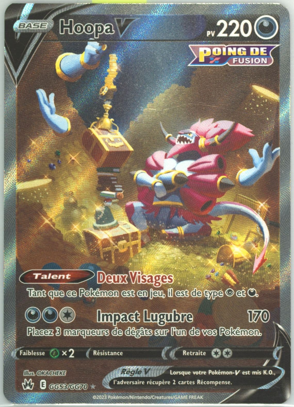 Full Art/Hoopa V French (GG53) 2023 Pokemon Sword and Shield Crown Zenith