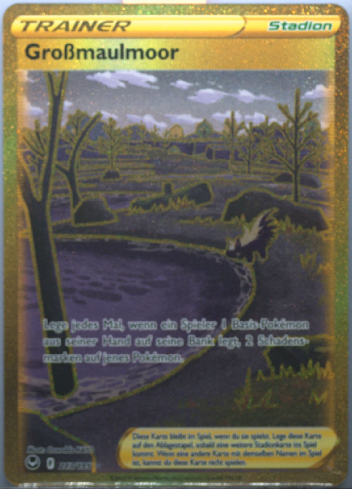 Full Art/Grobmaulmoor German-Secret (213) 2022 Pokemon Sword & Shield Silver Tempest