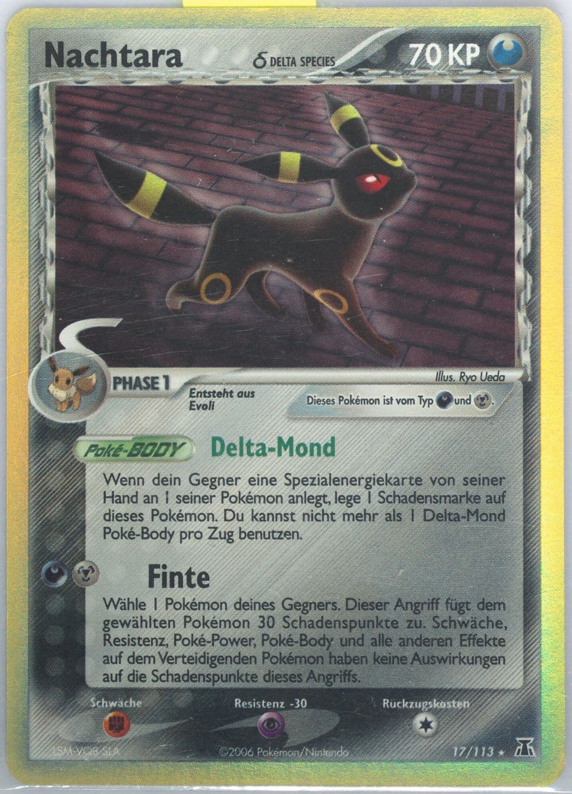 Nachtara-Holo German (17) 2005 Pokemon EX Delta Species