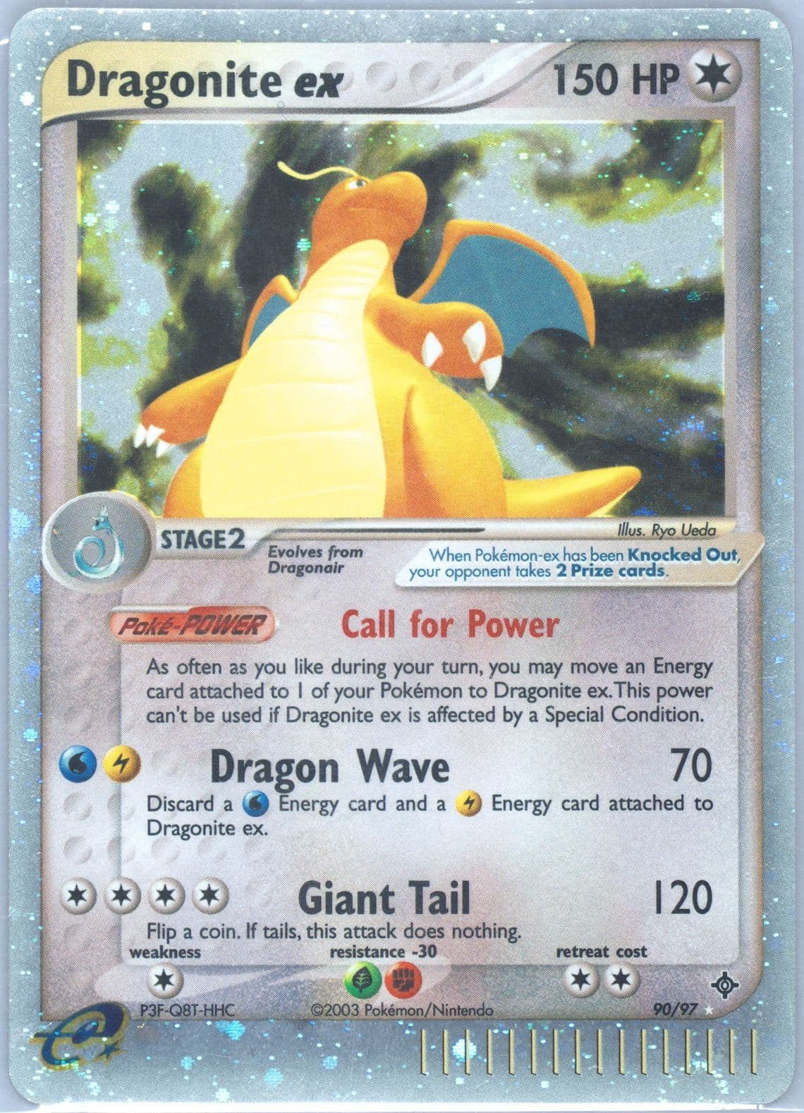 Dragonite EX-Holo (90) 2003 Pokemon EX Dragon