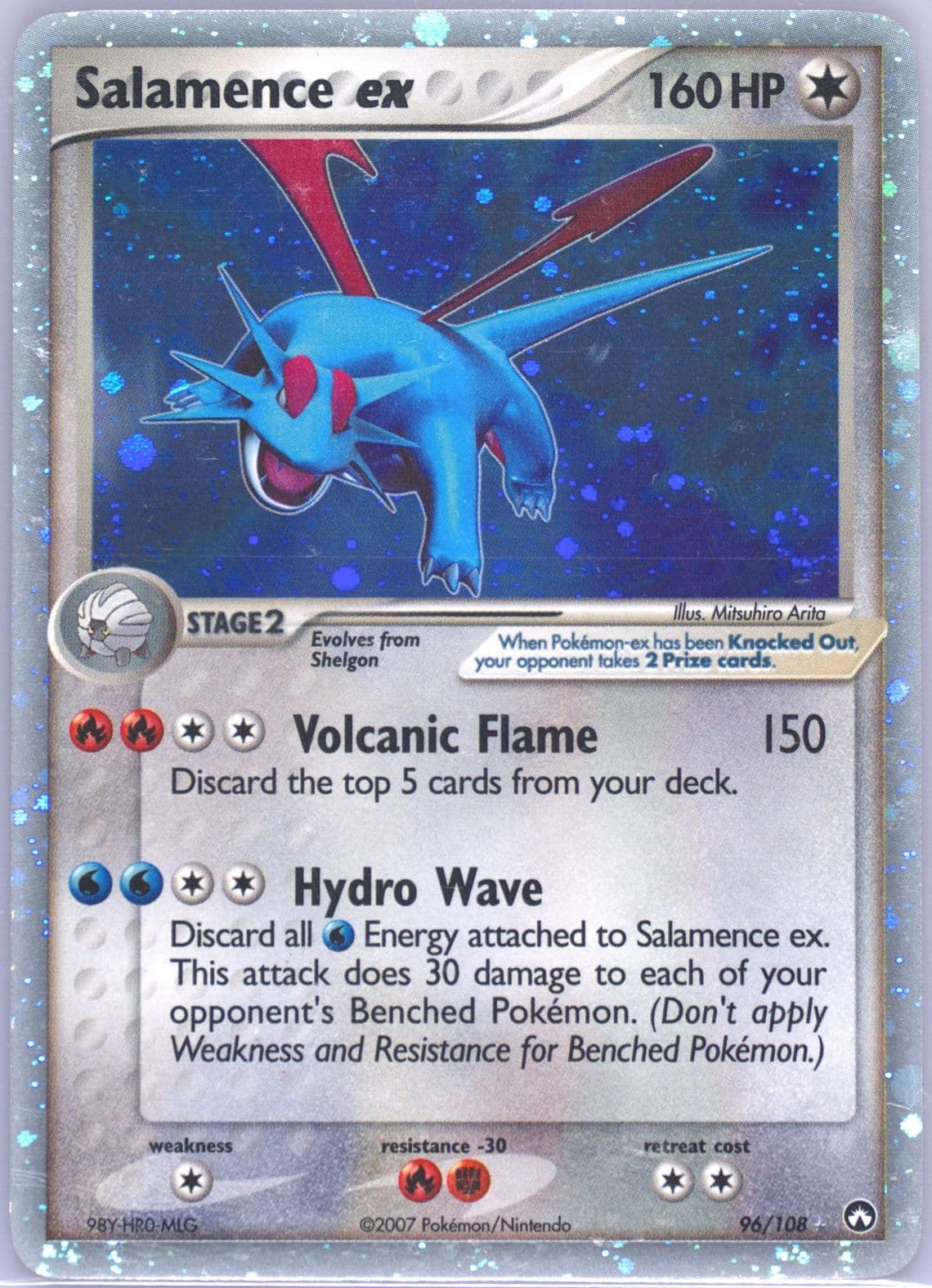 Salamence EX-Holo (96) 2007 Pokemon EX Power Keepers