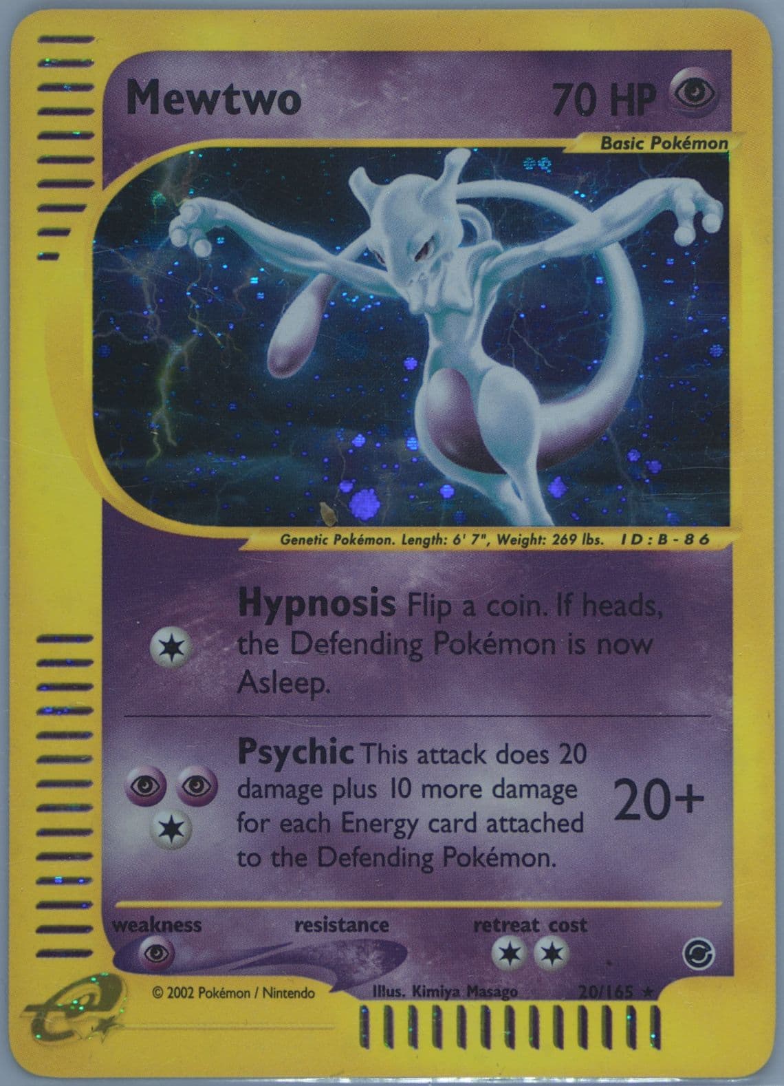 Mewtwo-Holo (20) 2002 Pokemon Expedition