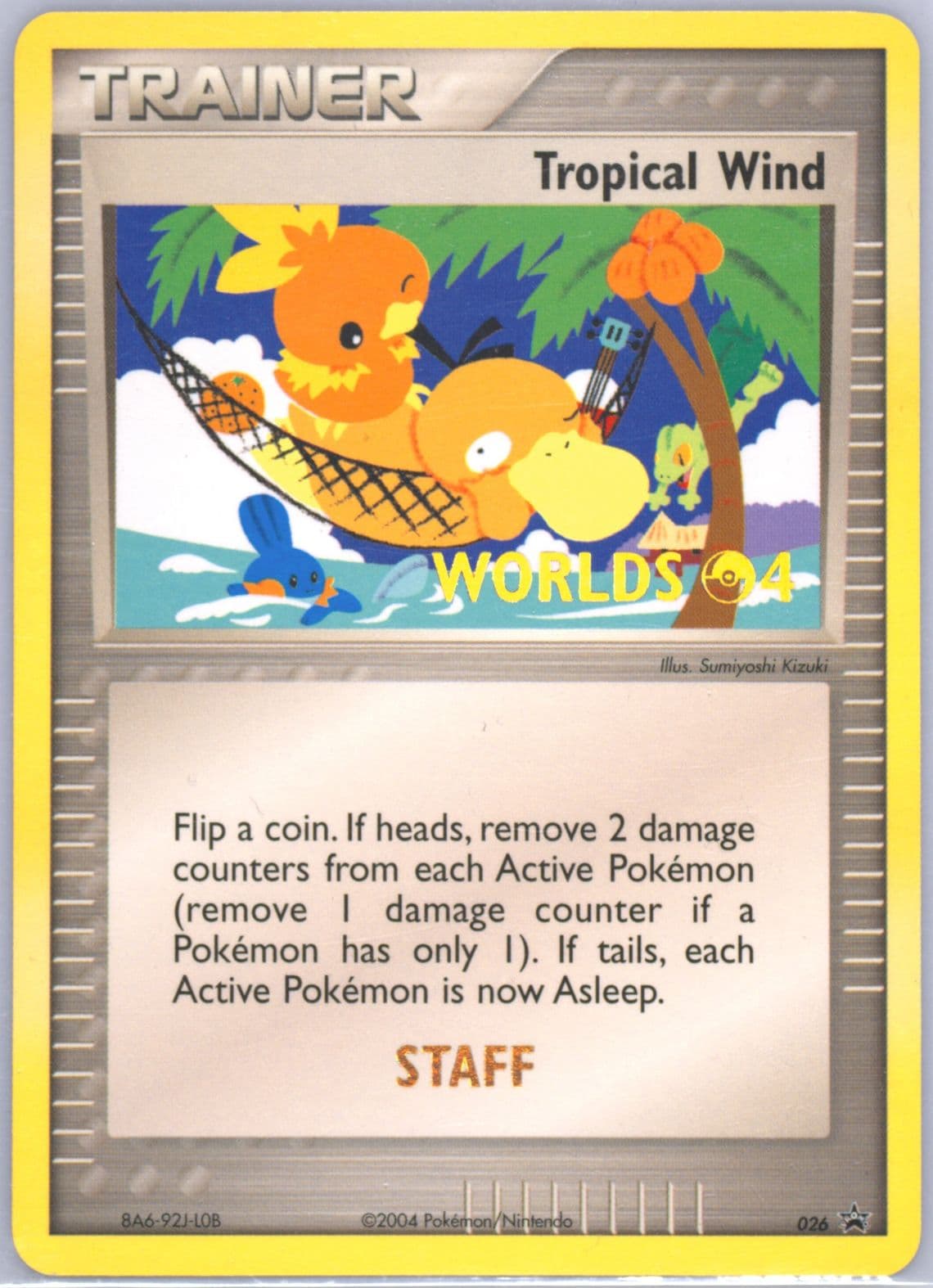 Tropical Wind Staff (26) 2004 Pokemon World Championships Promo