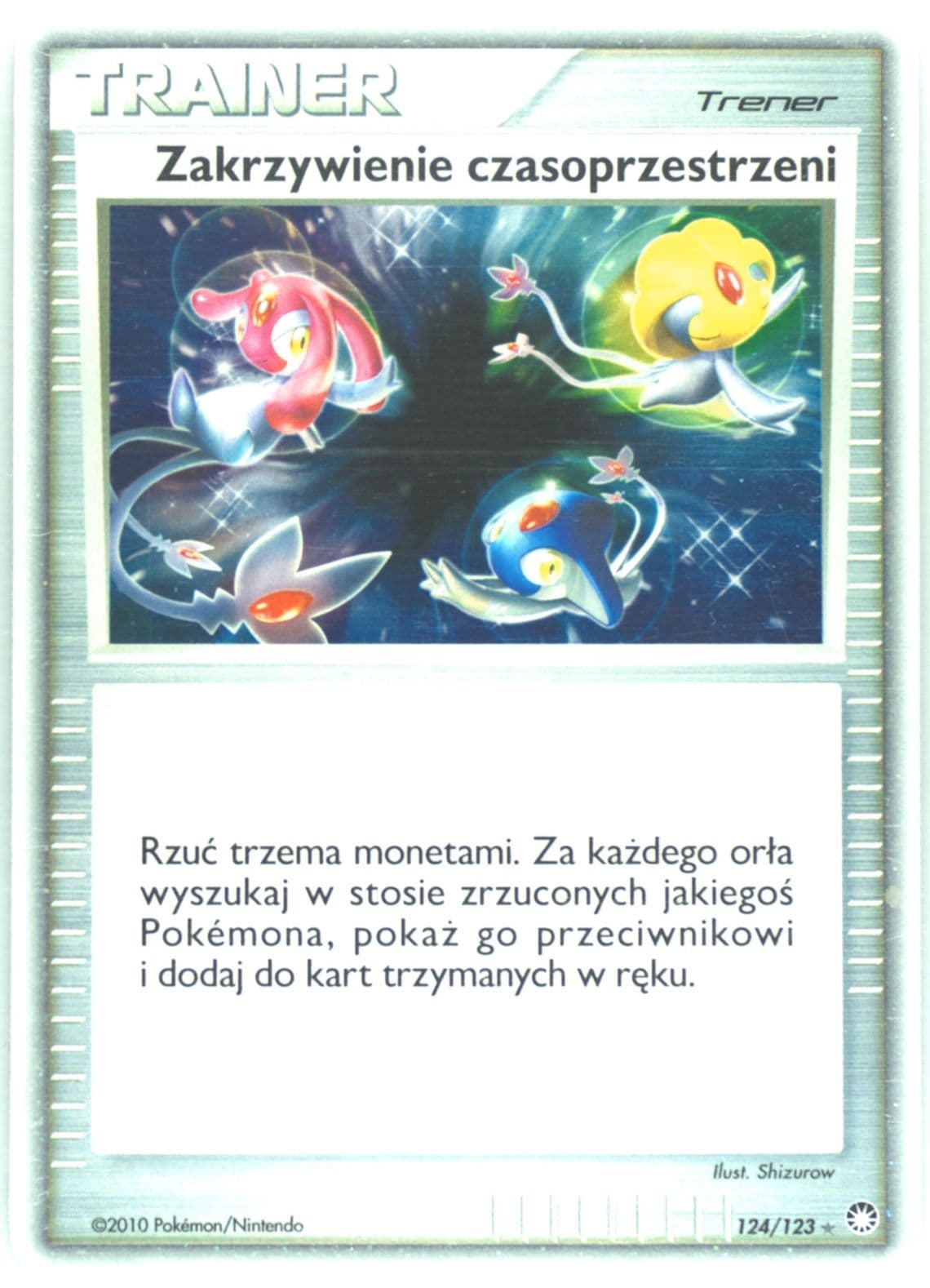 Time-Space Distortion-Holo (124) 2012 Pokemon Polish Diamond & Pearl Mysterious Treasures