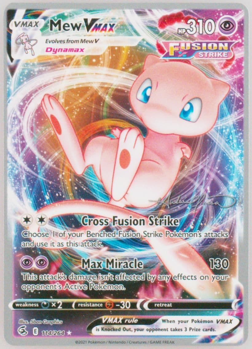 Mew Vmax The Shape of Mew (114) 2023 Pokemon 2022 World Championships Deck: the Shape of Mew
