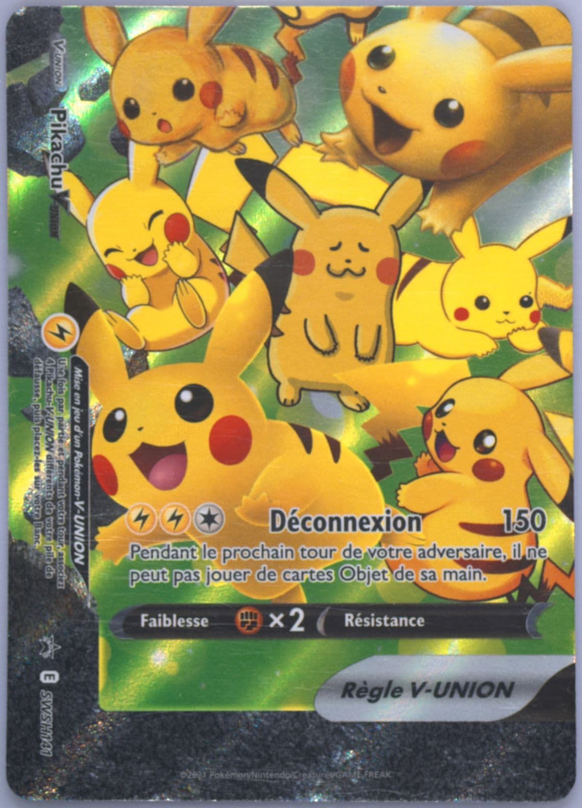 Pikachu V-Union Celebrations Collection-French (141) 2021 Pokemon Swsh Black Star Promo
