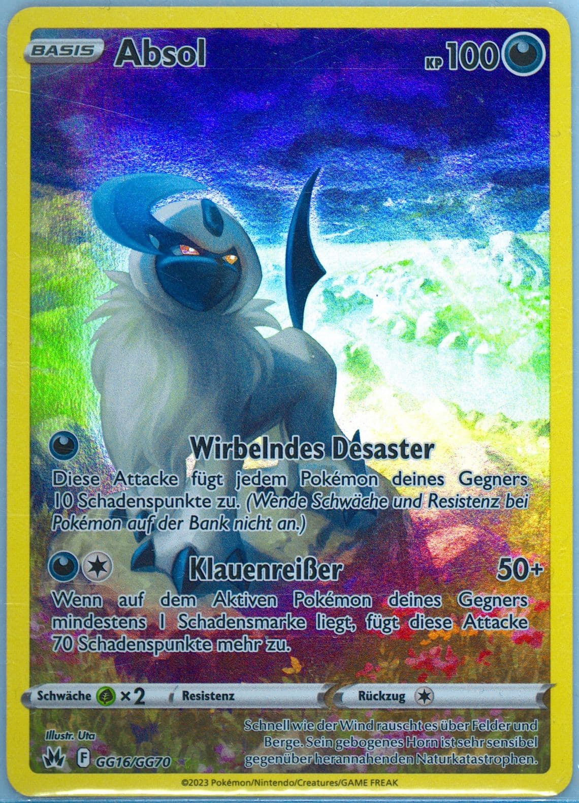 Full Art/Absol German (GG16) 2023 Pokemon Sword and Shield Crown Zenith