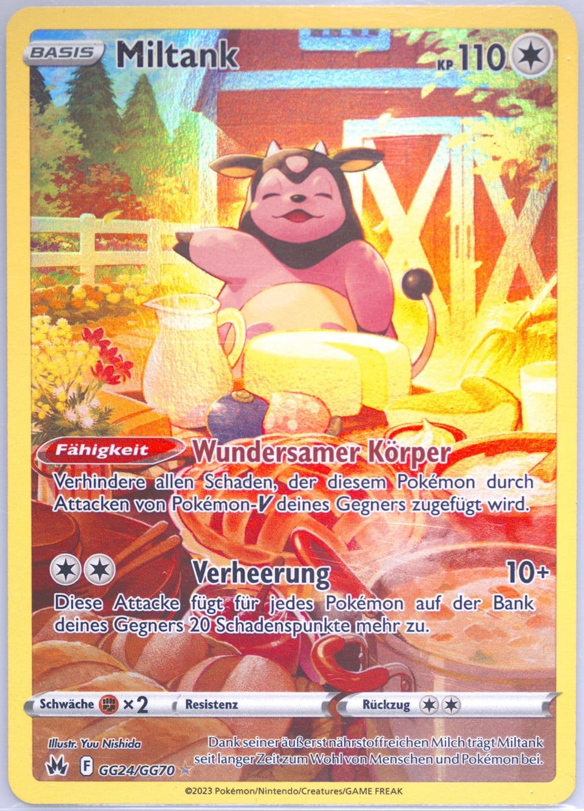 Full Art/Miltank German (GG24) 2023 Pokemon Sword and Shield Crown Zenith