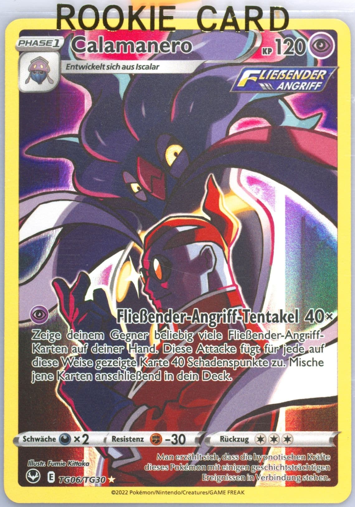 Full Art/Calamanero German (TG06) 2022 Pokemon Sword & Shield Silver Tempest