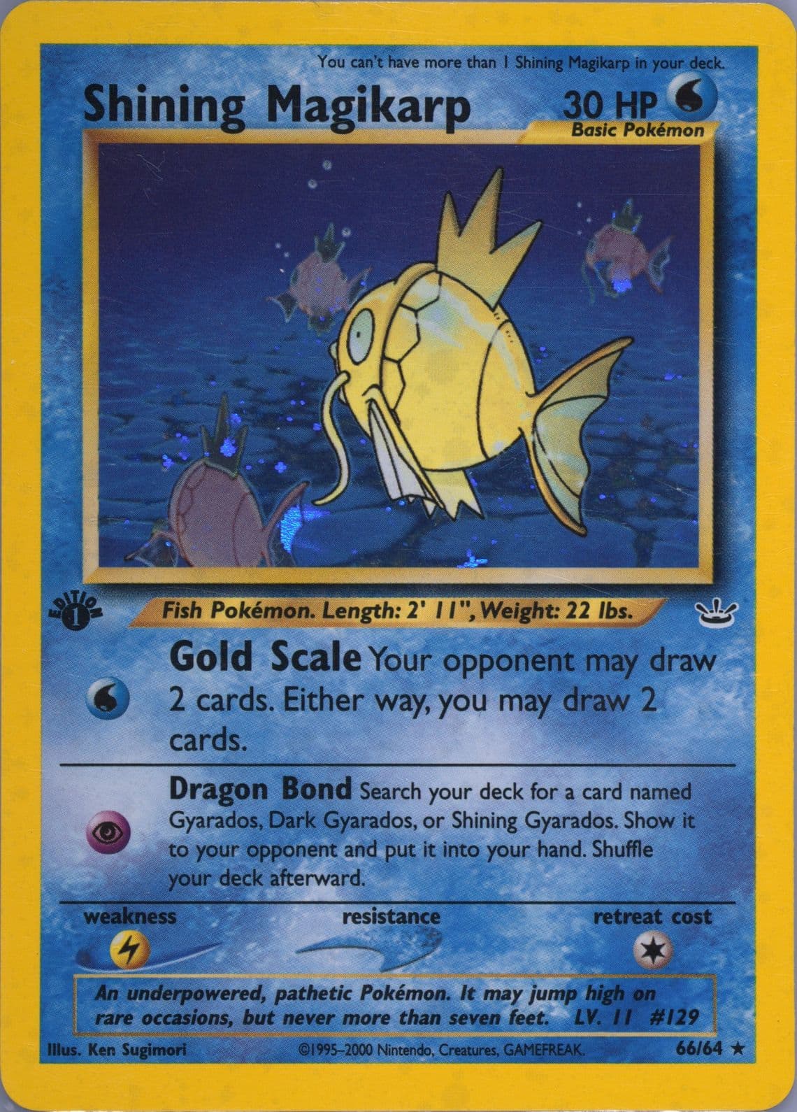 Shining Magikarp-Holo (66) 2001 Pokemon Neo Revelation 1st Edition