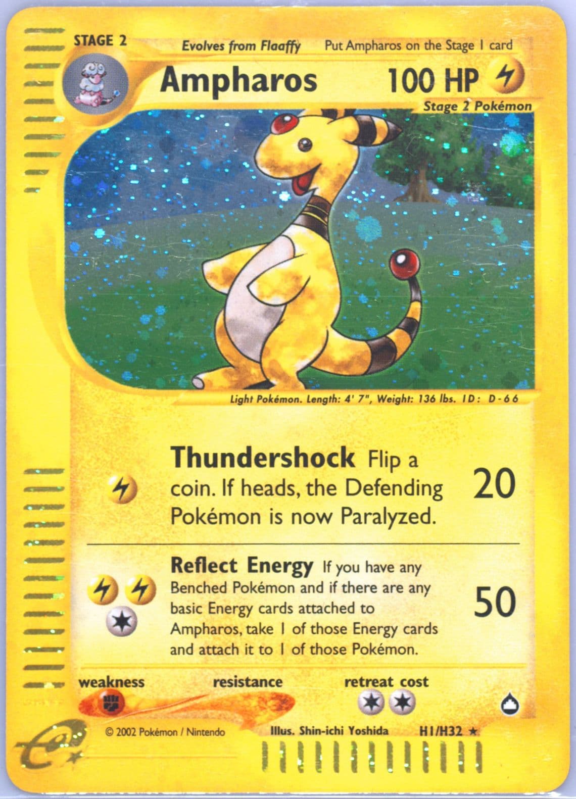 Ampharos-Holo (H1) 2003 Pokemon Aquapolis