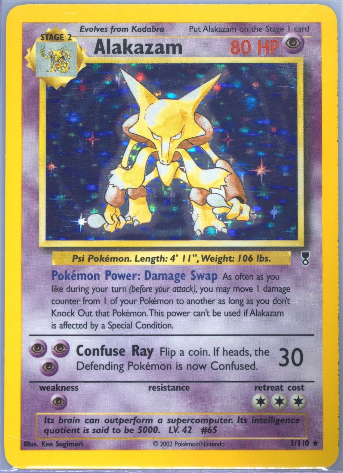 Alakazam-Holo (1) 2002 Pokemon Legendary Collection