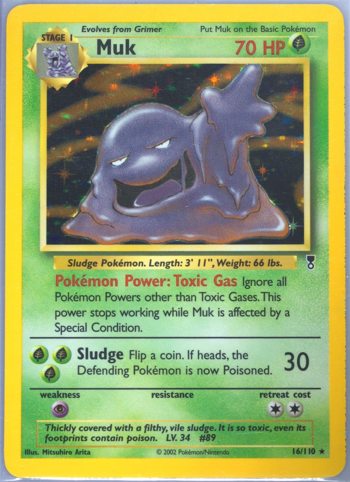 Muk-Holo (16) 2002 Pokemon Legendary Collection
