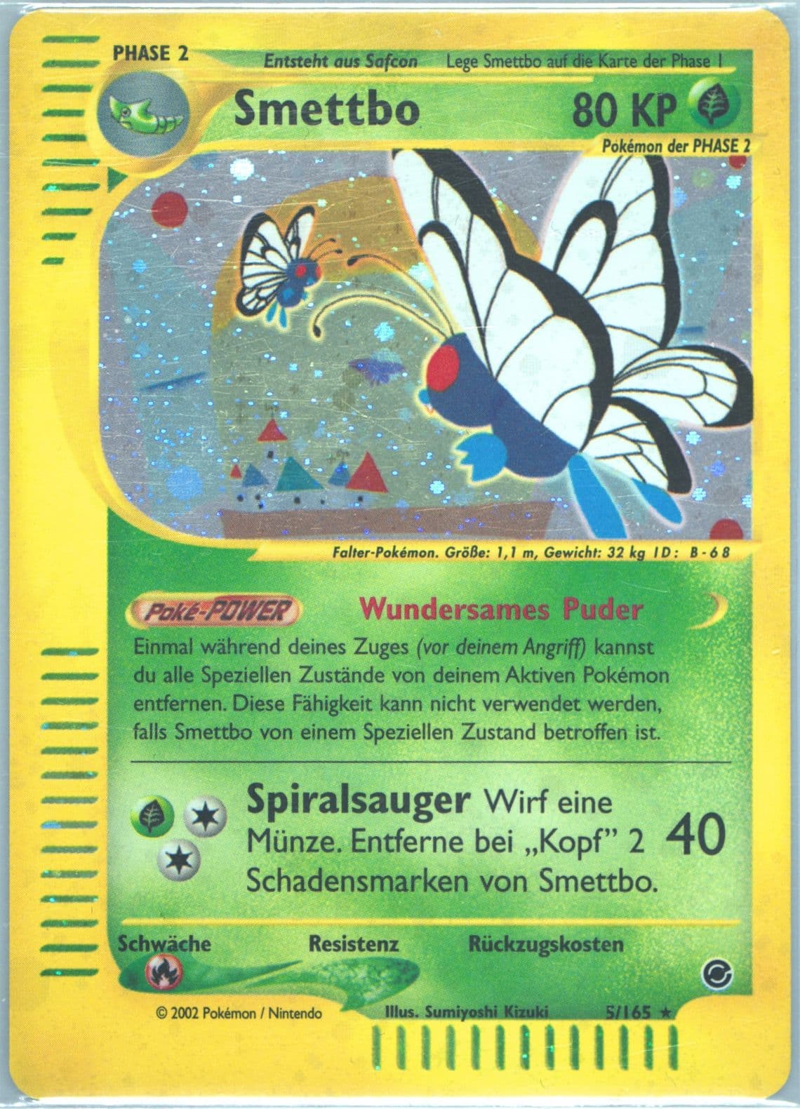 Smettbo-Holo German (5) 2002 Pokemon Expedition