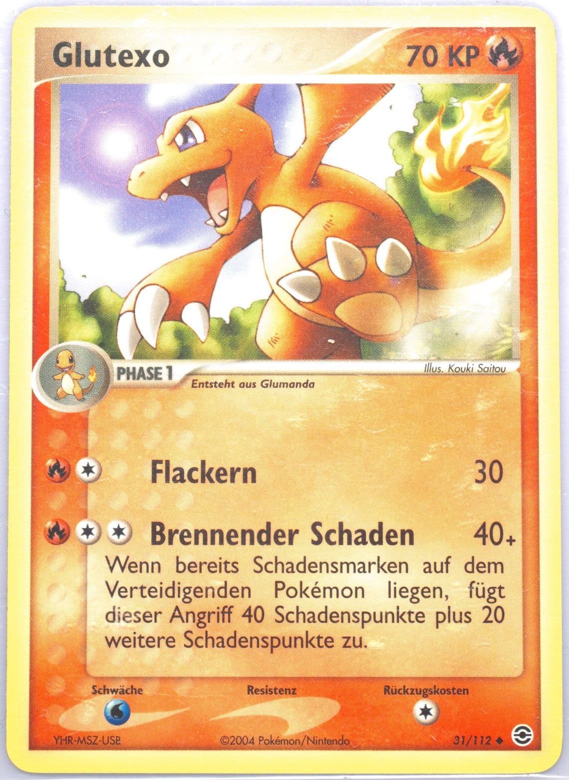Glutexo German (31) 2004 Pokemon EX Fire Red & Leaf Green