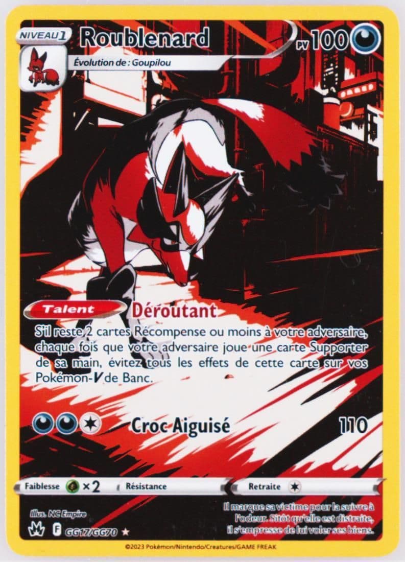 Full Art/Roublenard French (GG17) 2023 Pokemon Sword and Shield Crown Zenith