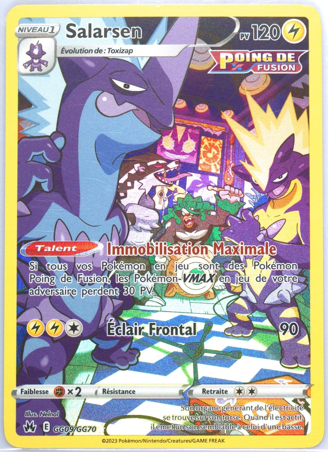 Full Art/Salarsen French (GG09) 2023 Pokemon Sword and Shield Crown Zenith