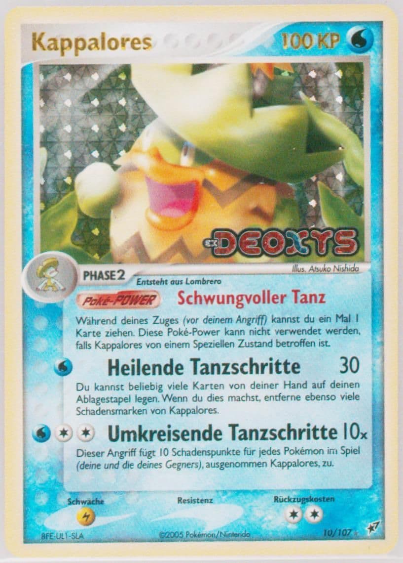 Kappalores-Reverse Foil German (10) 2005 Pokemon EX Deoxys