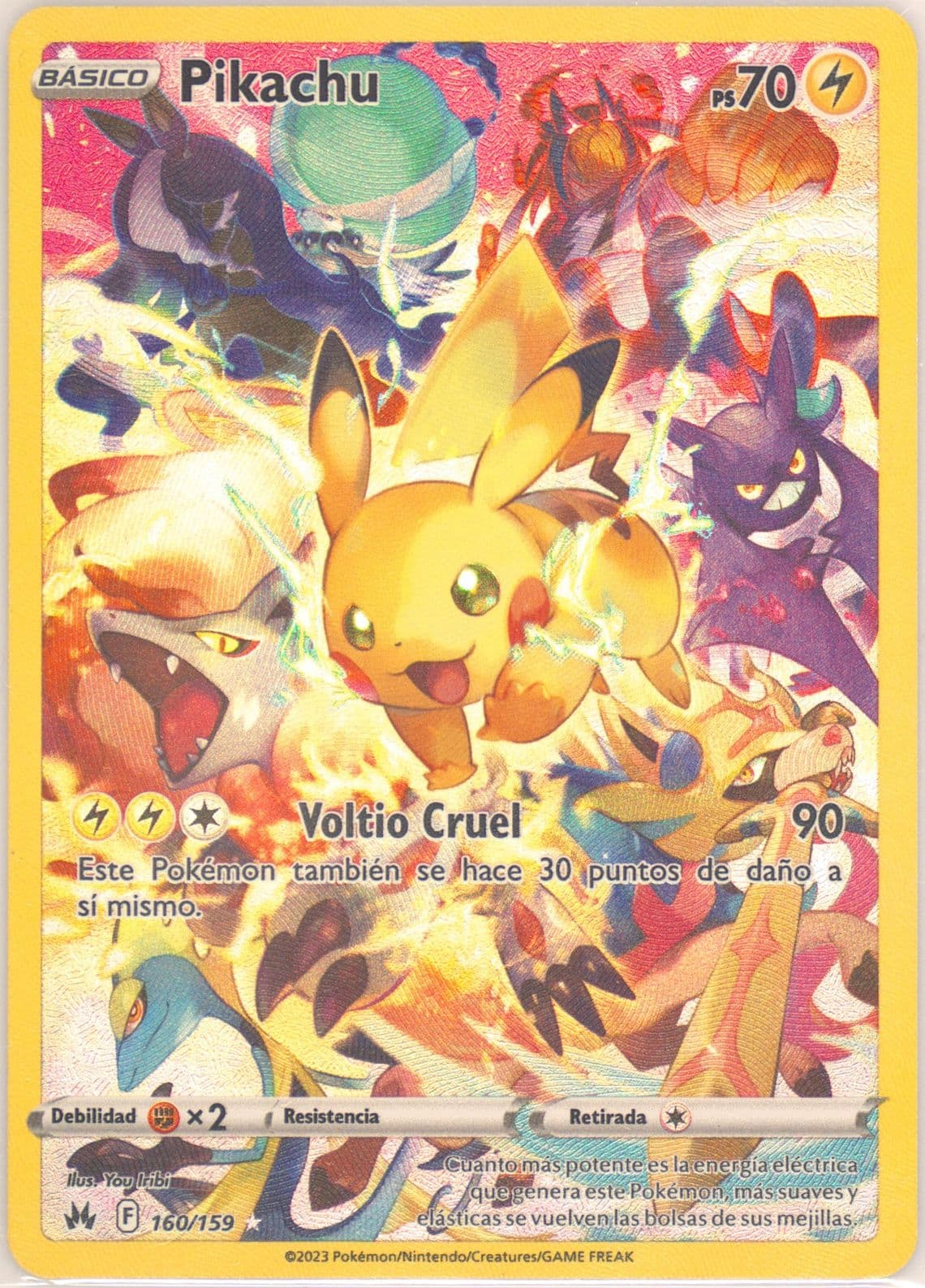 Full Art/Pikachu Spanish (160) 2023 Pokemon Sword and Shield Crown Zenith