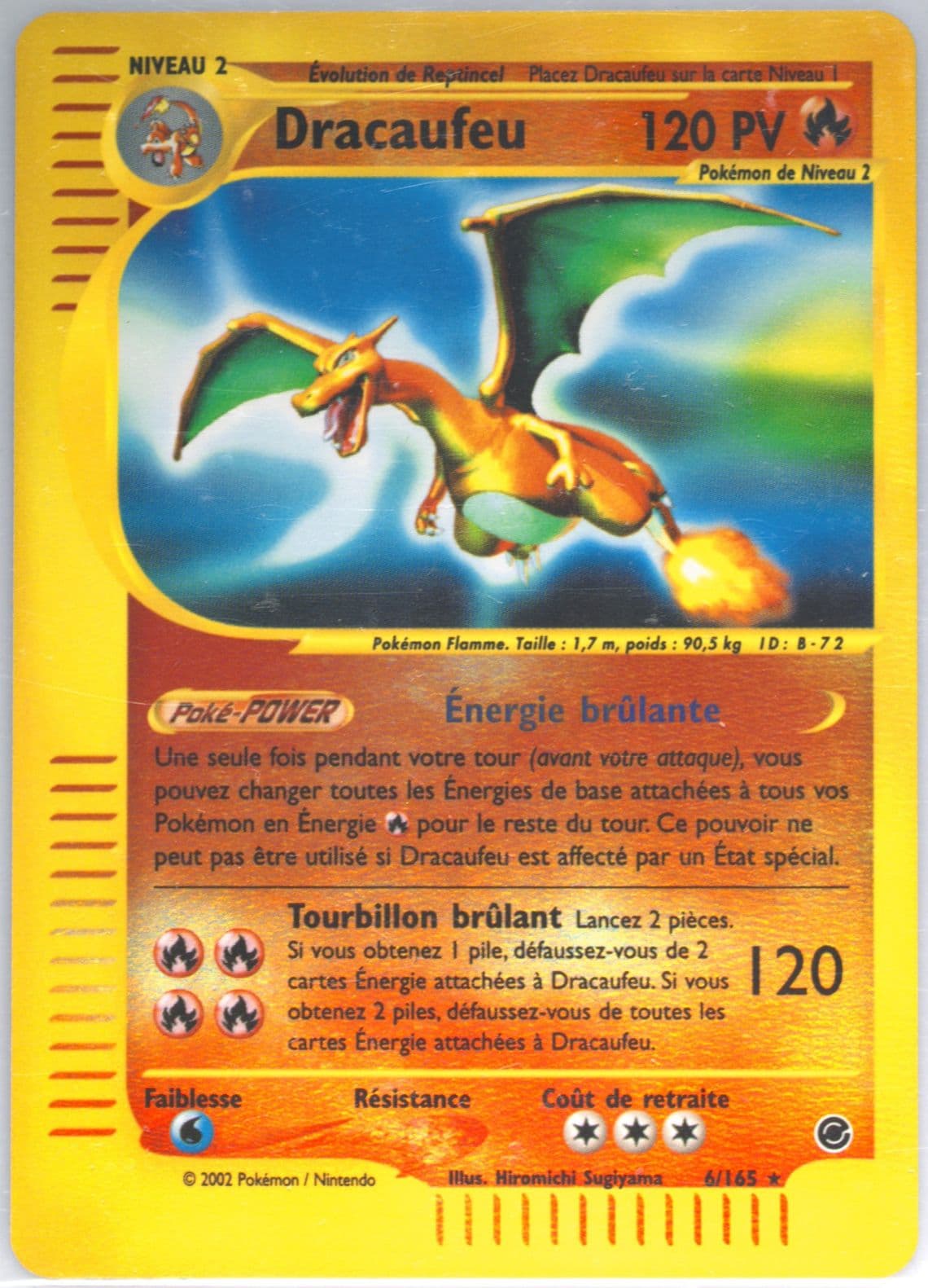 Dracaufeu-Reverse Foil (6) 2003 Pokemon French Expedition