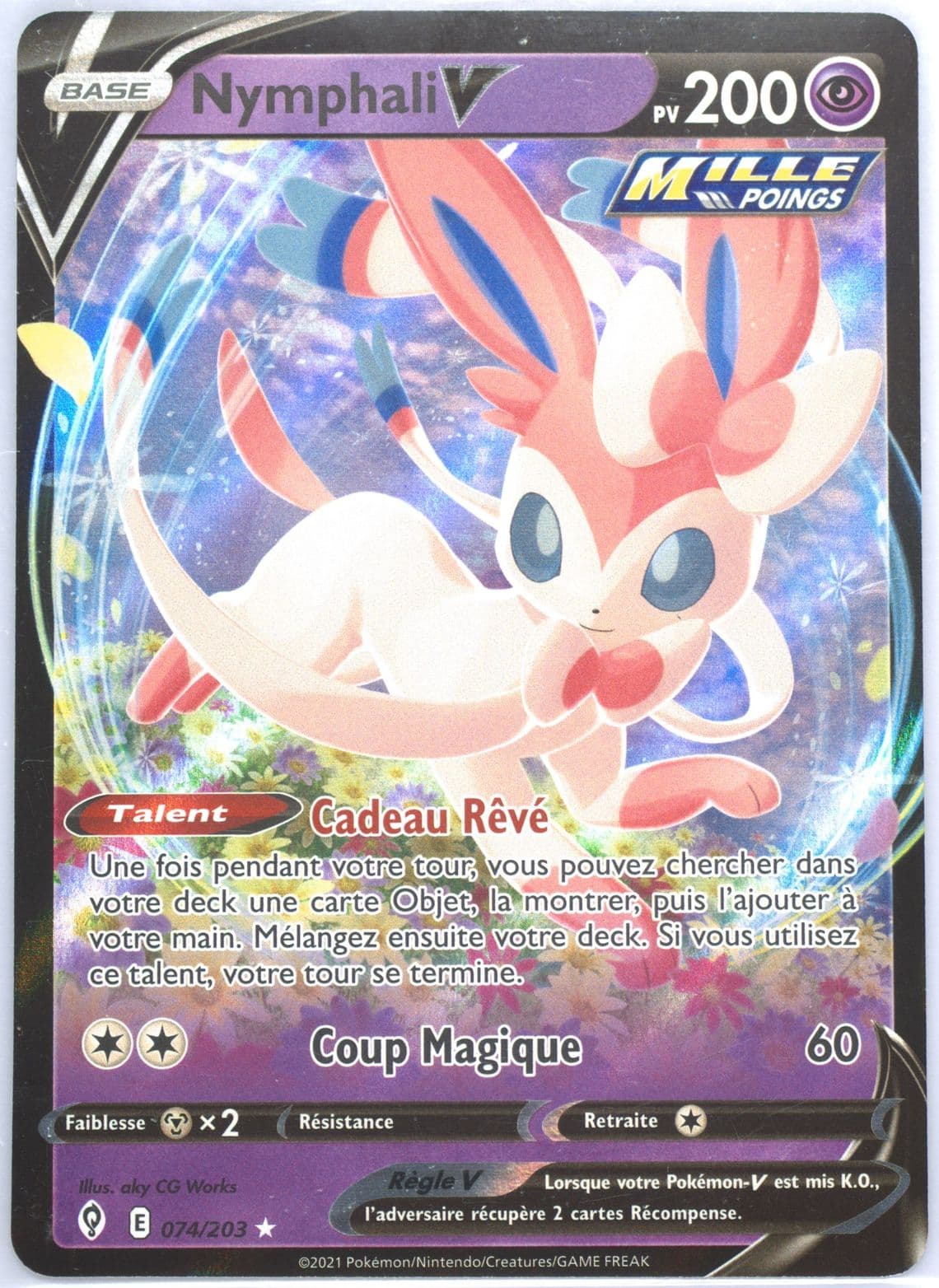 Nymphali V French (074) 2021 Pokemon Sword & Shield Evolving Skies