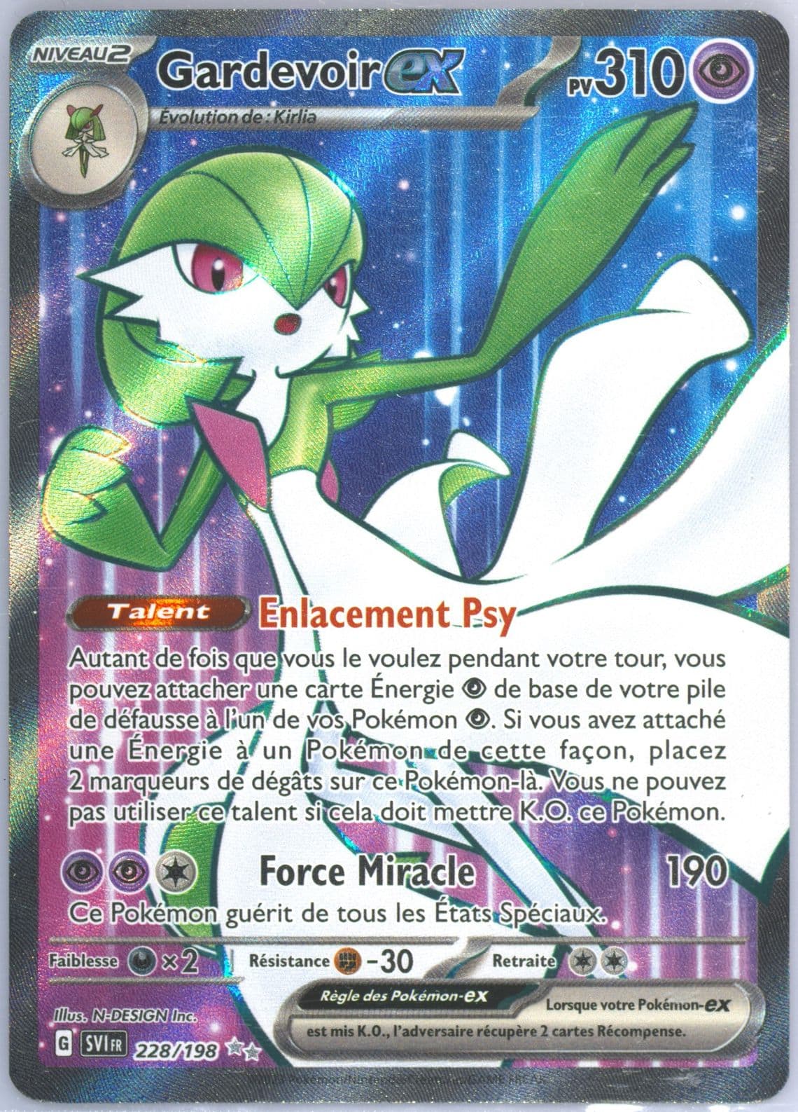 Gardevoir EX Ultra Rare (228) 2023 Pokemon French Svi FR-Scarlet & Violet
