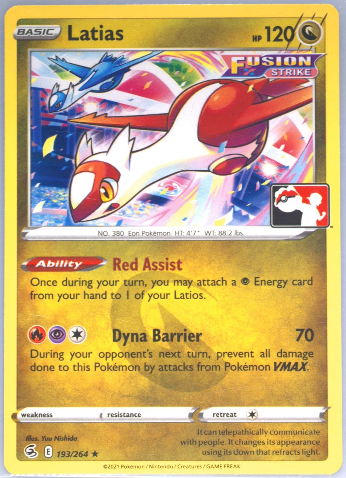 Latias (193) 2023 Pokemon Play! Pokemon Prize Pack: Series 2
