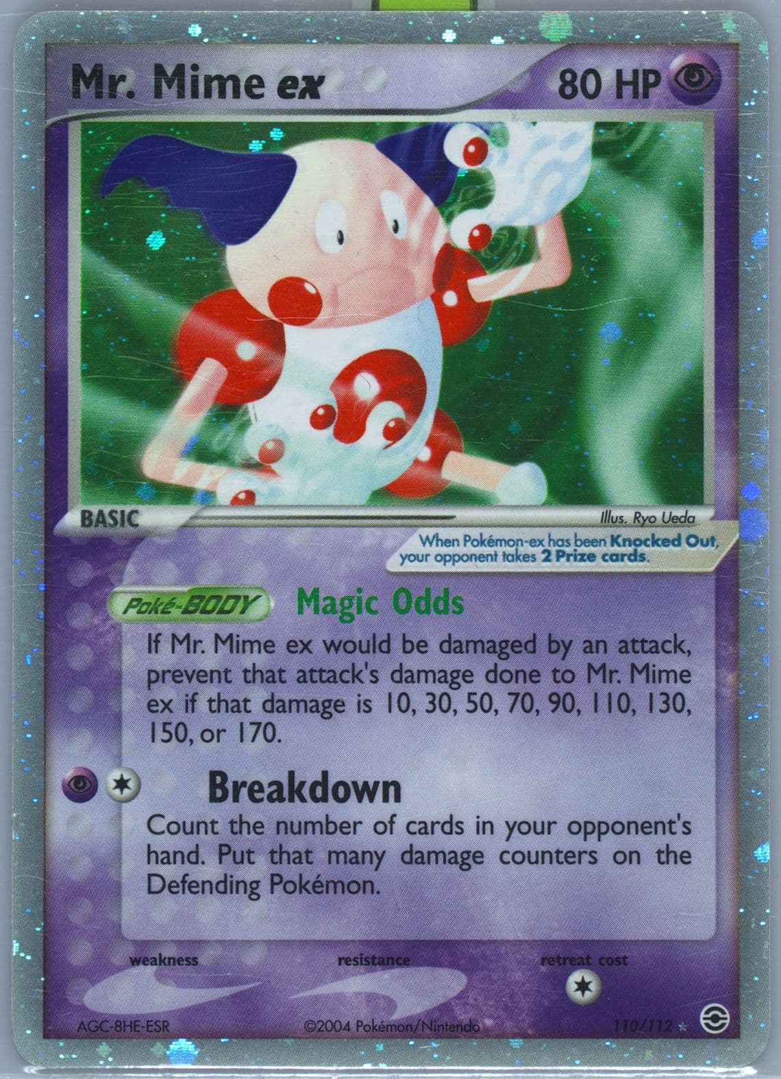Mr. Mime EX-Holo (110) 2004 Pokemon EX Fire Red & Leaf Green