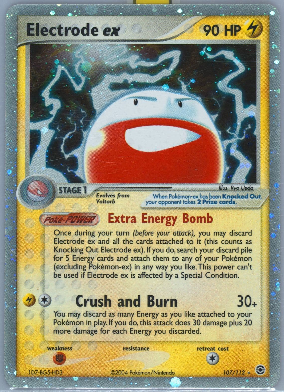 Electrode EX-Holo (107) 2004 Pokemon EX Fire Red & Leaf Green