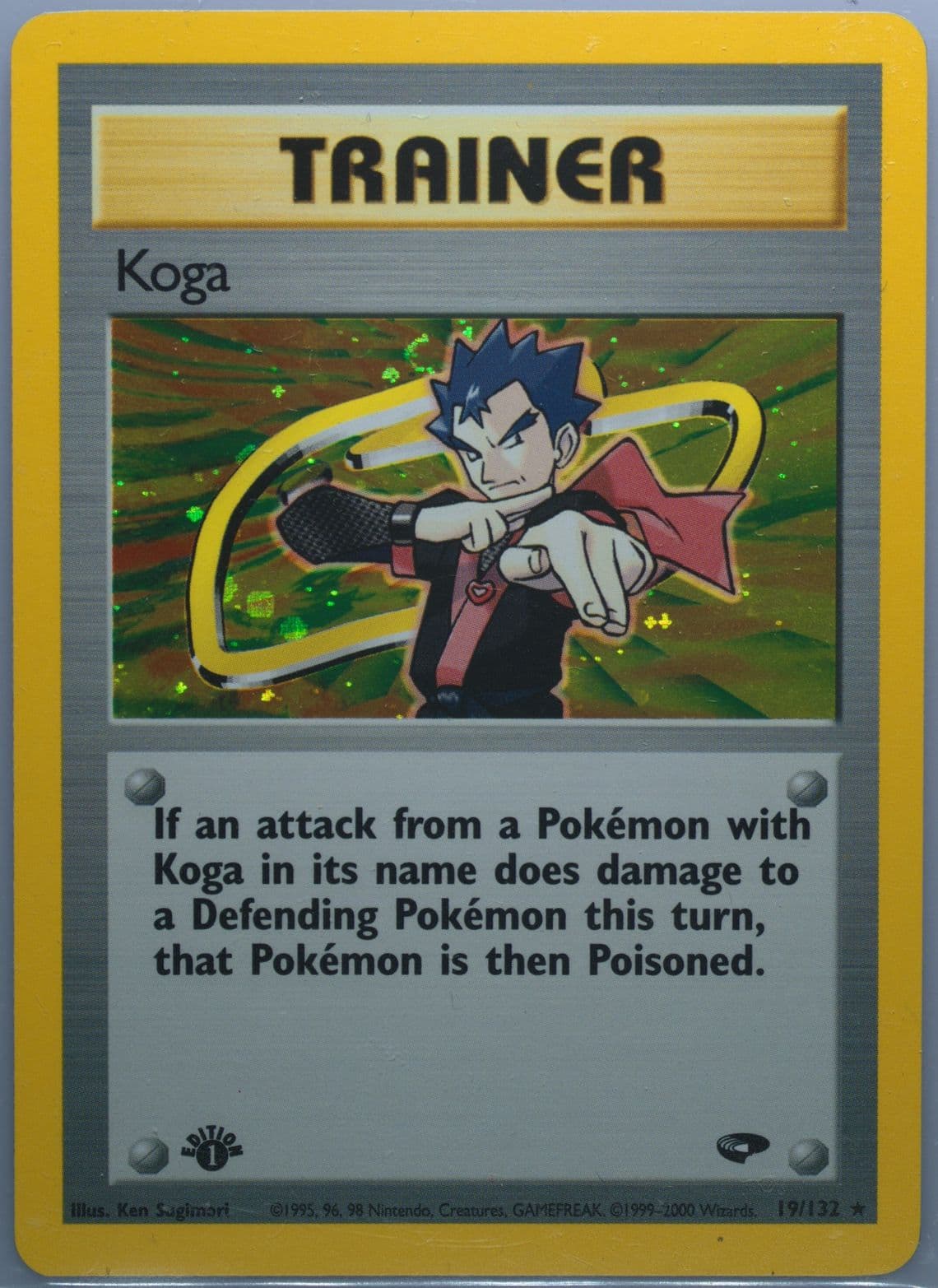 Koga-Holo 1st Edition (19) 2000 Pokemon Gym Challenge