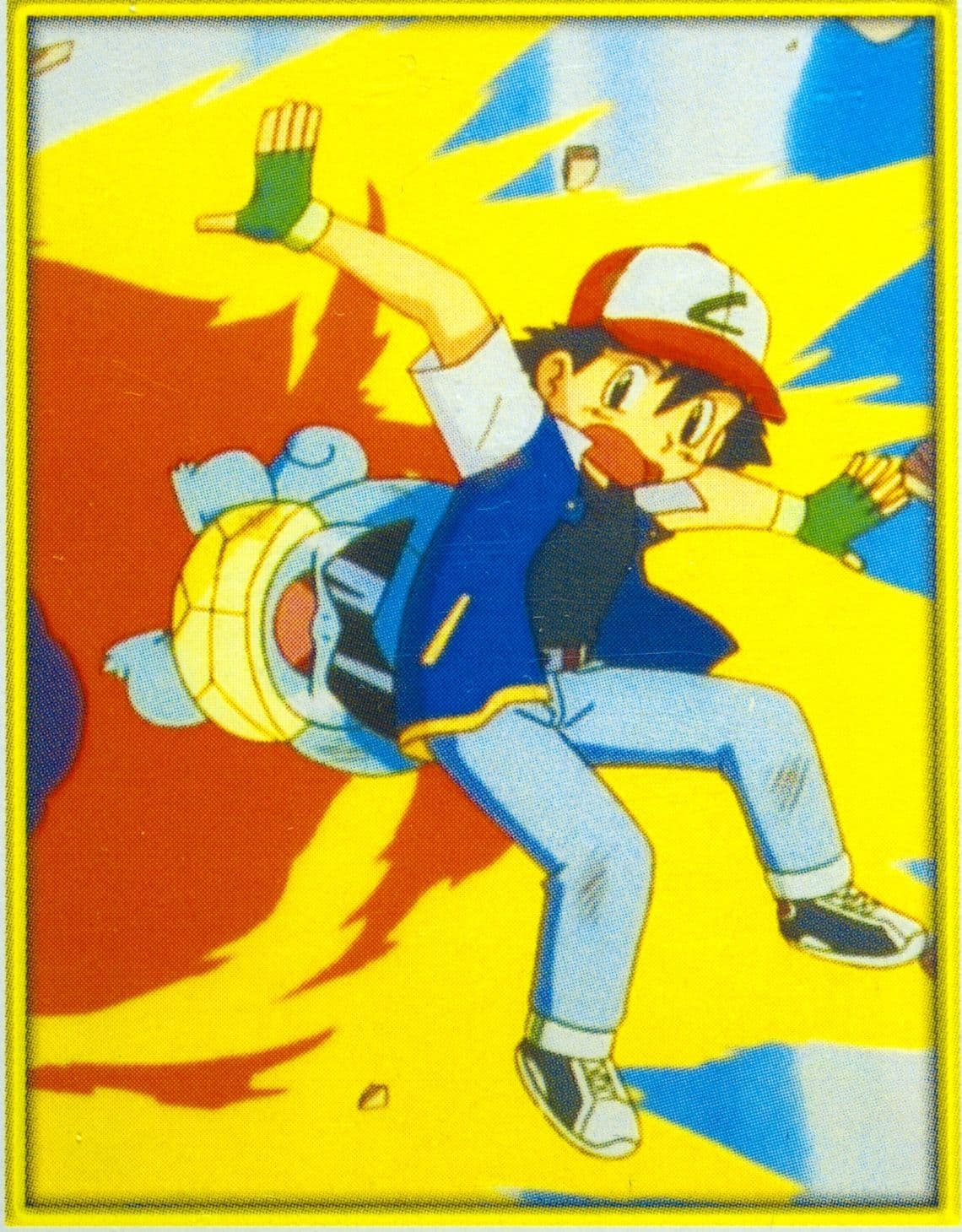 Ash and Squirtle (73) 2000 Merlin Pokemon 2