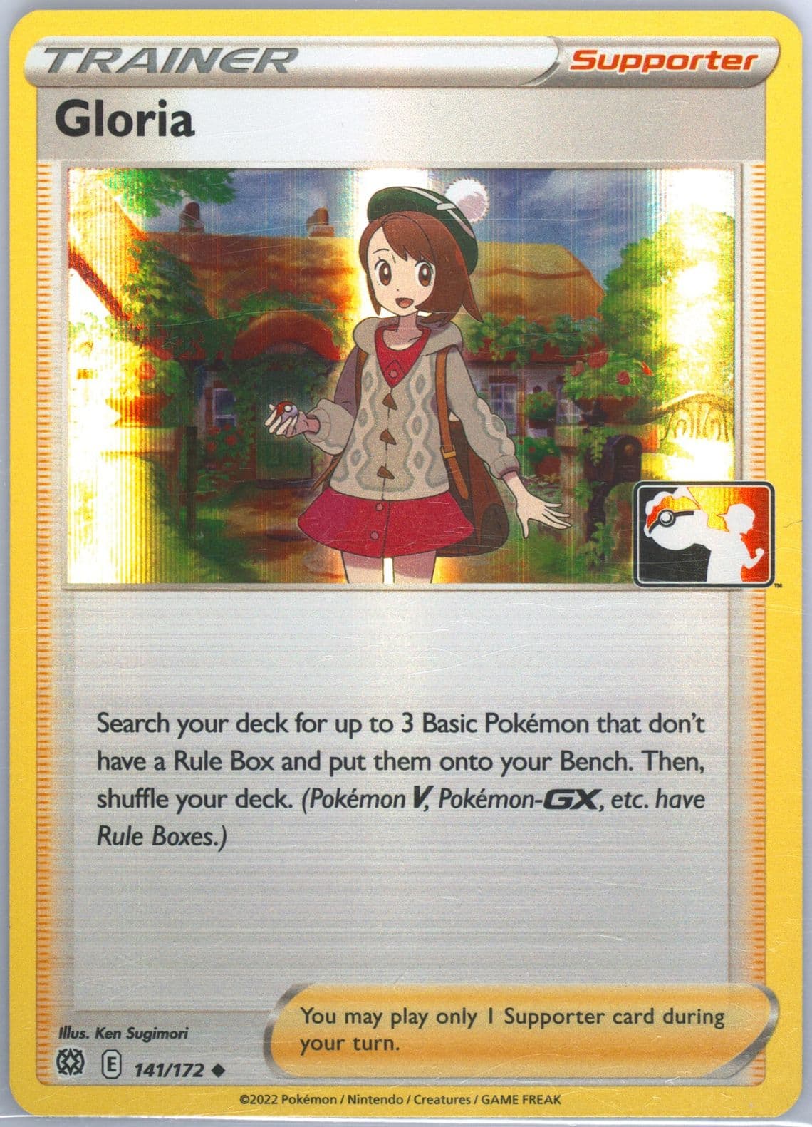 Gloria (141) 2023 Pokemon Play! Pokemon Prize Pack: Series 2