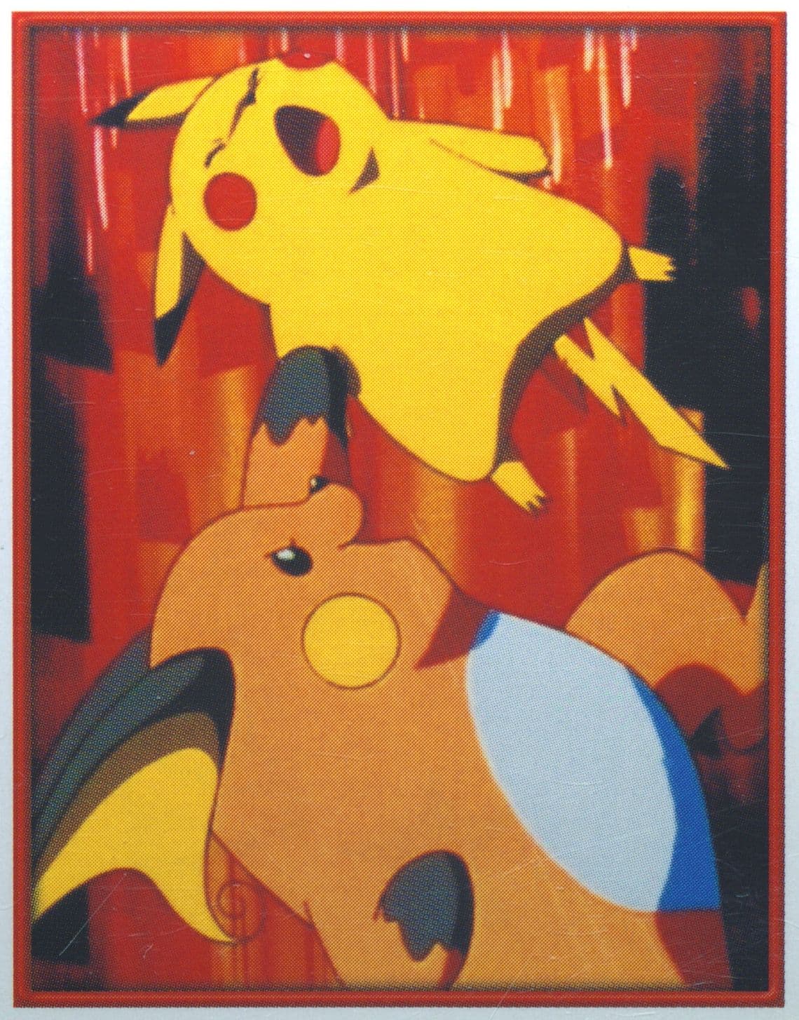 Raichu and Pikachu (63) 2000 Merlin Pokemon 2