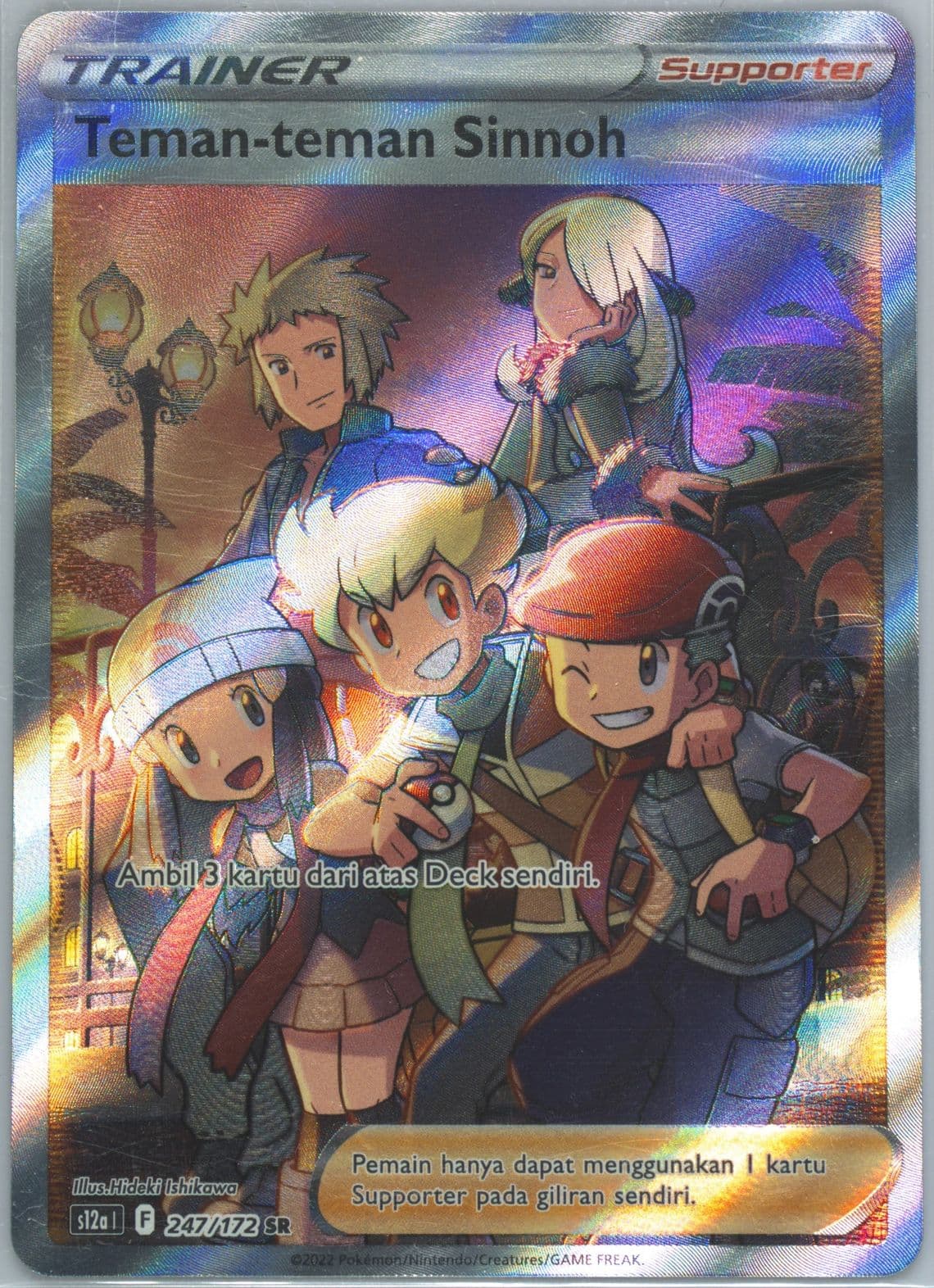 Full Art/Friends in Sinnoh (247) 2022 Pokemon Indonesian Sword & Shield Vstar Universe