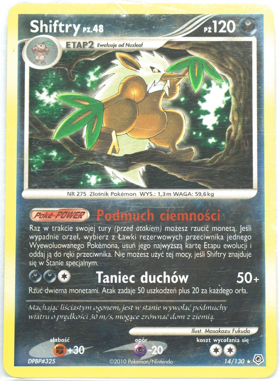 Shiftry-Holo (14) 2010 Pokemon Polish Diamond & Pearl