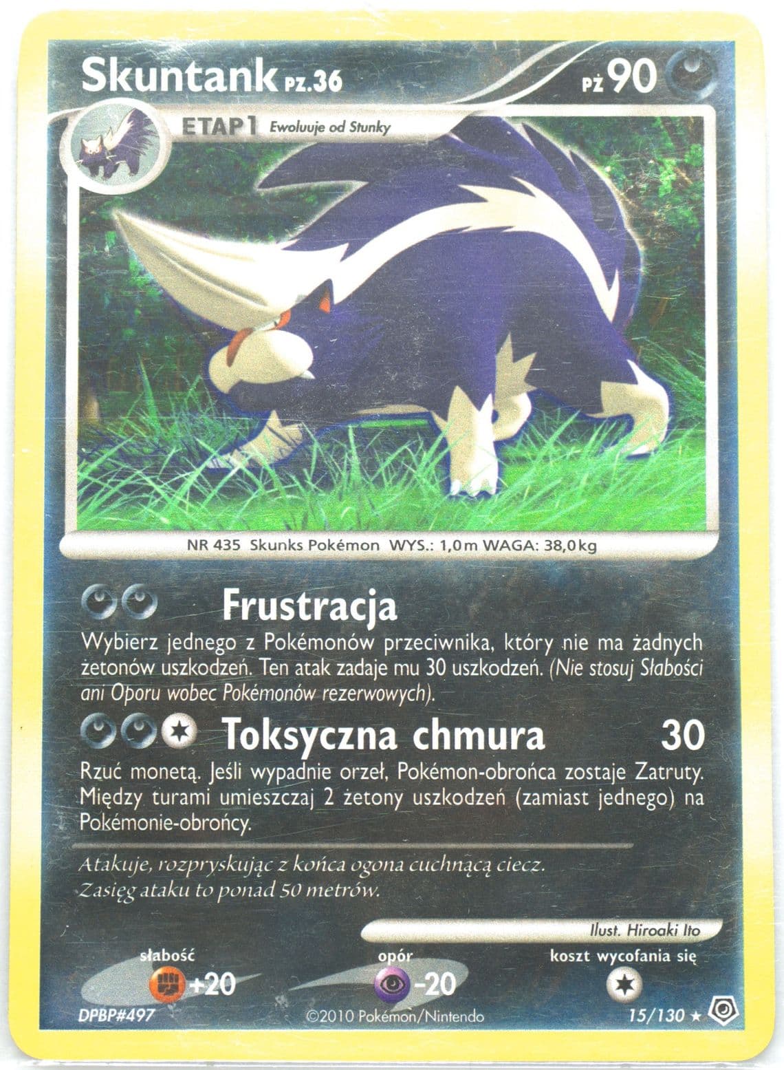 Skuntank-Holo (15) 2010 Pokemon Polish Diamond & Pearl