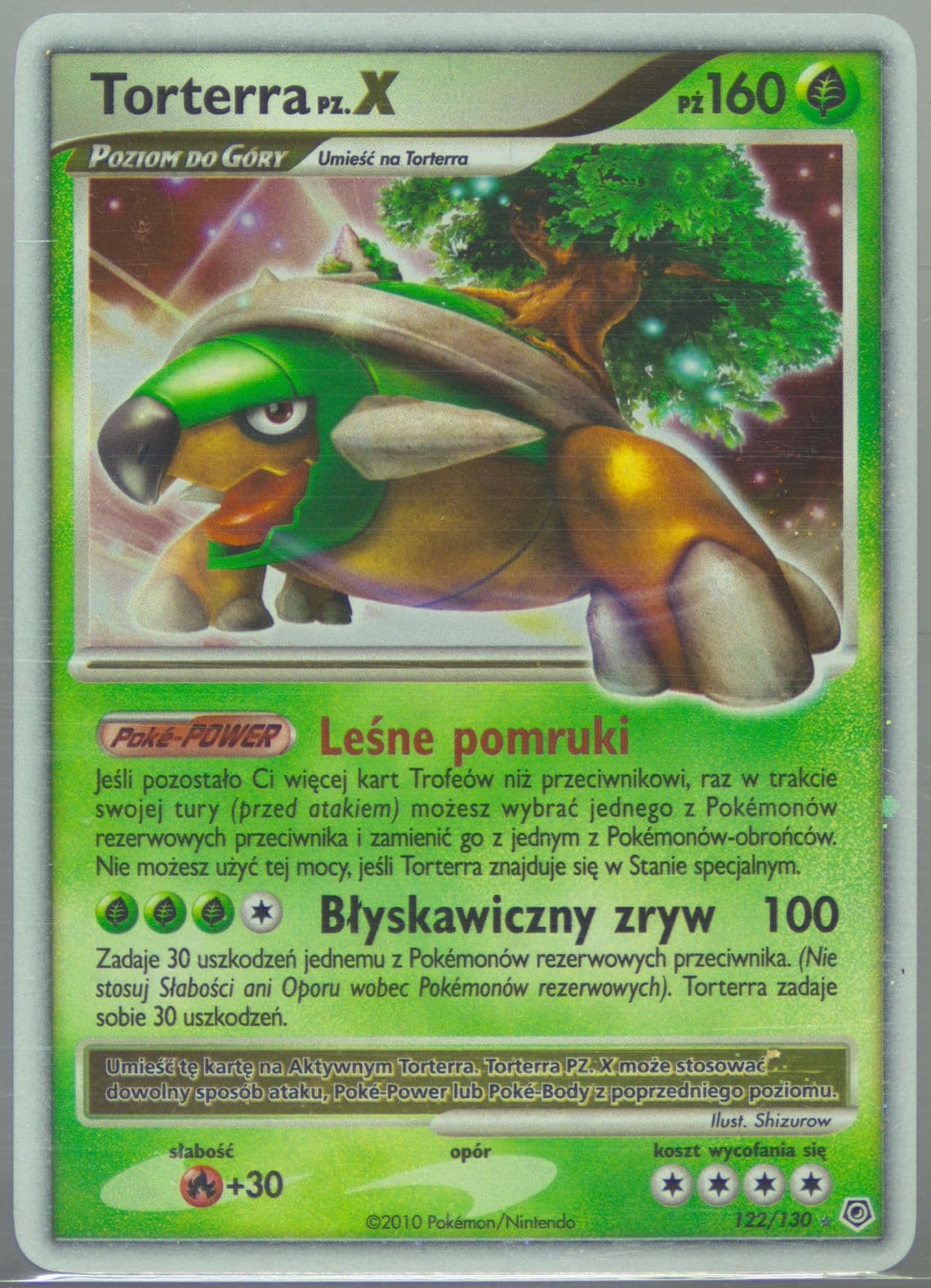 Torterra PZ.X-Holo (122) 2010 Pokemon Polish Diamond & Pearl