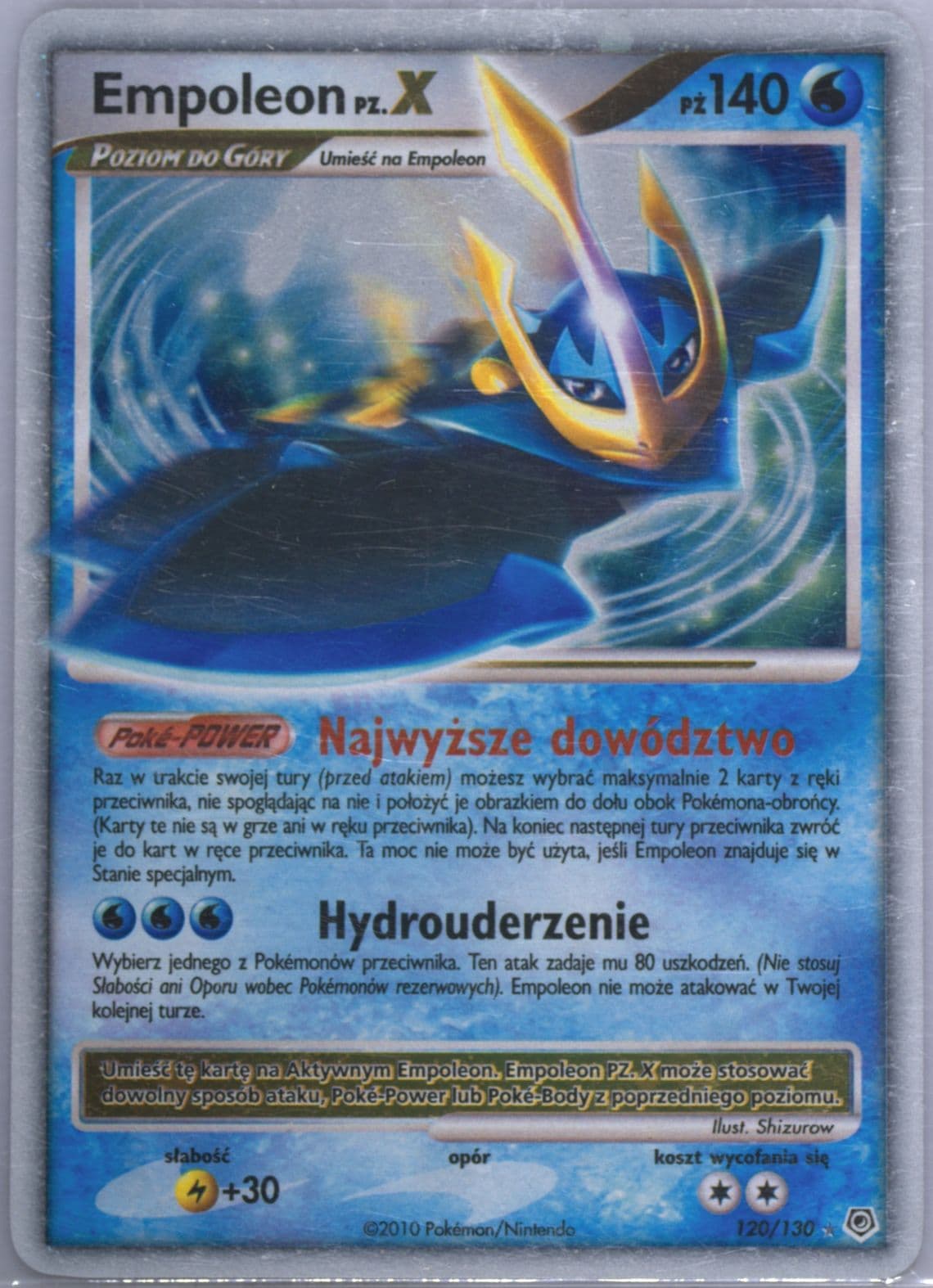 Empoleon PZ.X-Holo (120) 2010 Pokemon Polish Diamond & Pearl